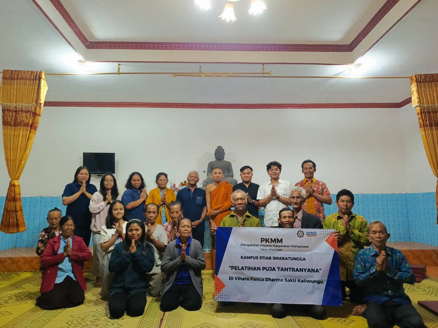 Mahasiswa STIAB Smaratungga Gelar Pelatihan Puja Tantrayana di Vihara Pannca Dharma Sakti